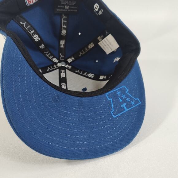 New Era 59Fifty NFL Indianapolis Colts Cap Hat Fitted 6 3/8 Football Sports - Picture 6 of 6